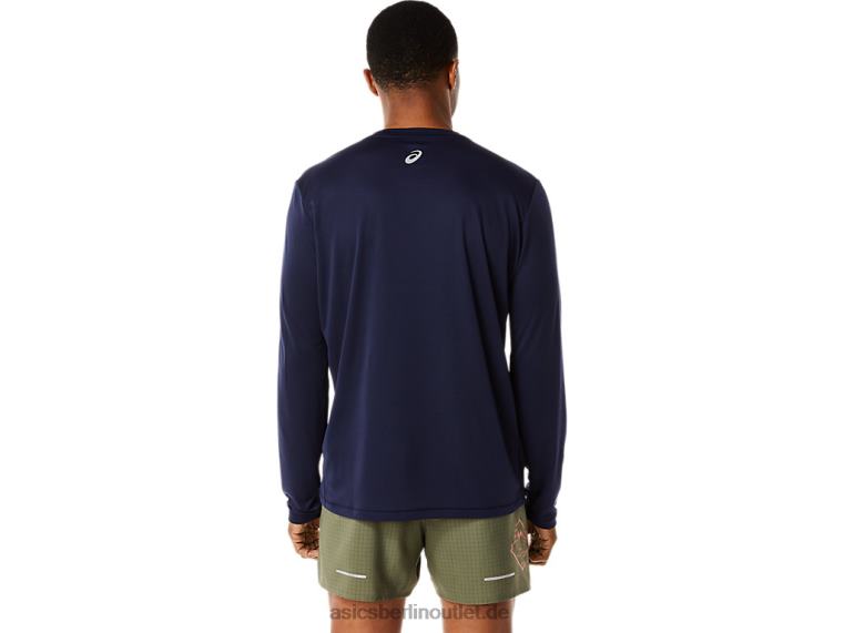 Herren-Langarmshirt mit Fujitrail-Logo BL4N1067Asics Mitternacht