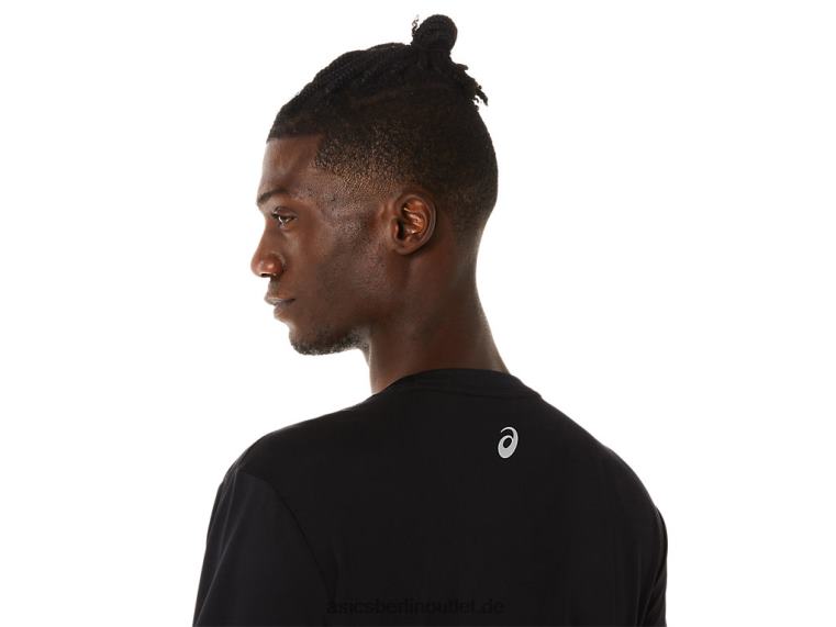 Herren-Langarmshirt mit Fujitrail-Logo BL4N508Asics Leistung schwarz