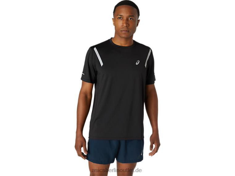 Herren-Lite-Show-Kurzarmoberteil BL4N1671Asics Leistung schwarz