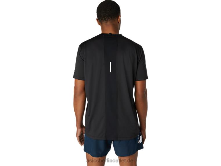 Herren-Lite-Show-Kurzarmoberteil BL4N1671Asics Leistung schwarz