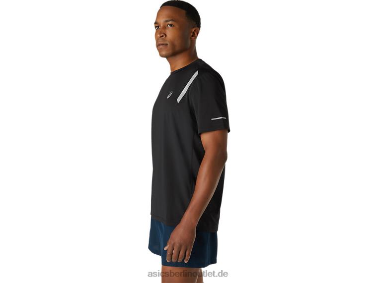Herren-Lite-Show-Kurzarmoberteil BL4N1671Asics Leistung schwarz
