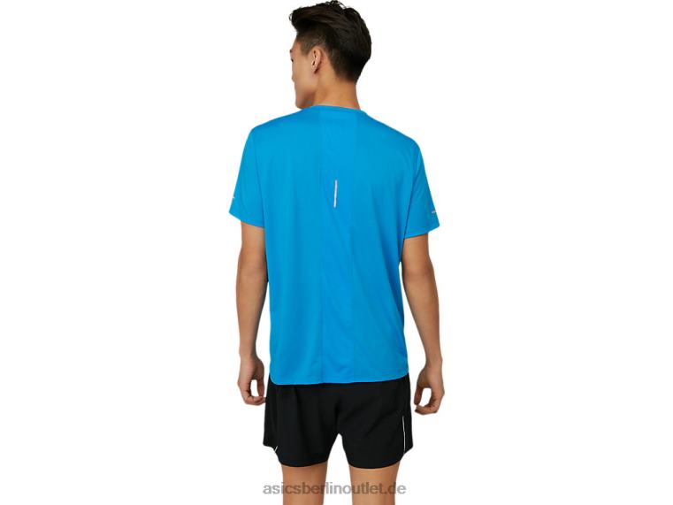 Herren-Lite-Show-Kurzarmoberteil BL4N1674Asics Elektrisches Blau