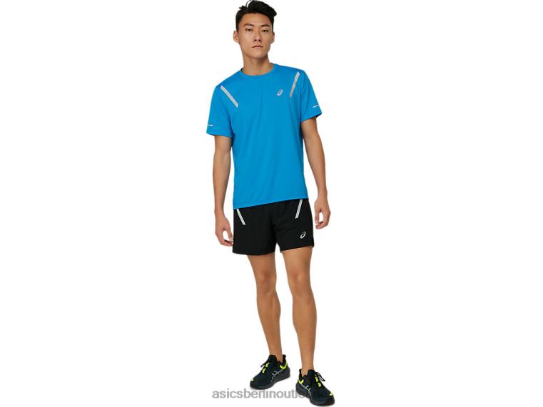 Herren-Lite-Show-Kurzarmoberteil BL4N1674Asics Elektrisches Blau