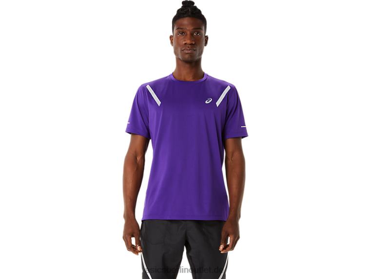 Herren-Lite-Show-Kurzarmoberteil BL4N844Asics Traubenmarmelade