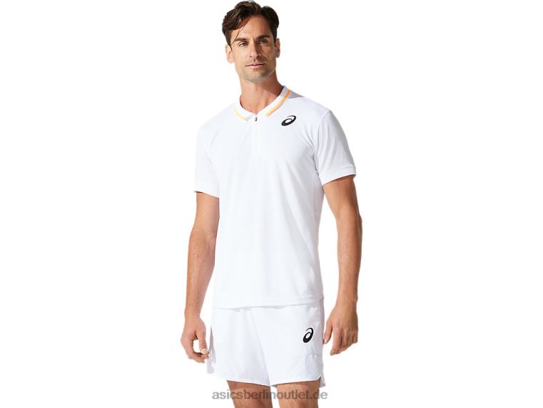 Herren-Match-Poloshirt BL4N2000Asics strahlend weiß