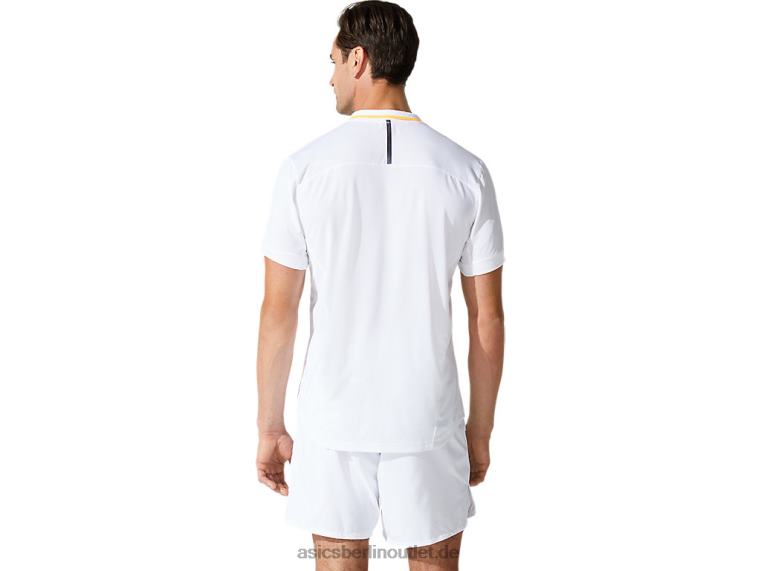 Herren-Match-Poloshirt BL4N2000Asics strahlend weiß