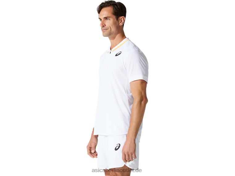 Herren-Match-Poloshirt BL4N2000Asics strahlend weiß