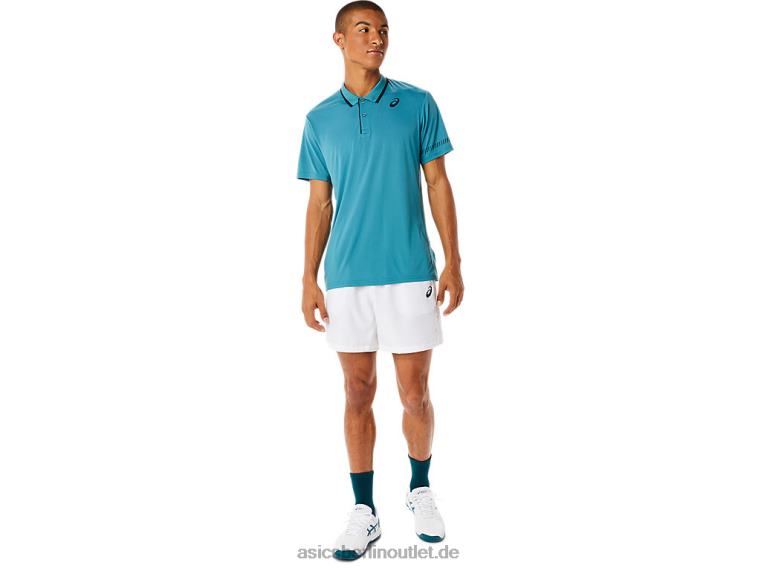 Herren-Poloshirt BL4N1117Asics neblige Kiefer