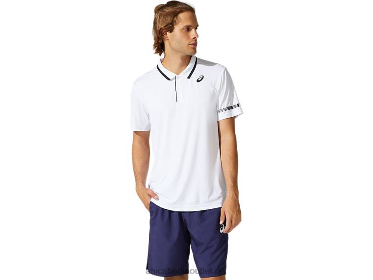 Herren-Poloshirt BL4N1965Asics strahlend weiß