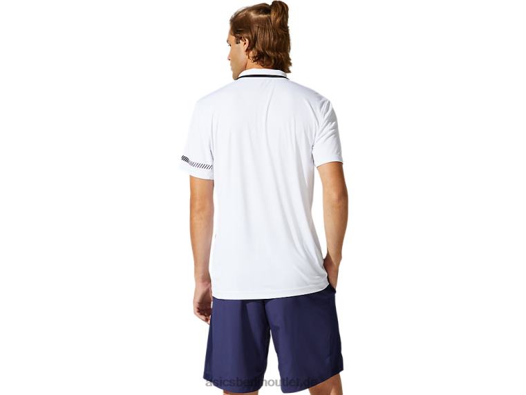 Herren-Poloshirt BL4N1965Asics strahlend weiß