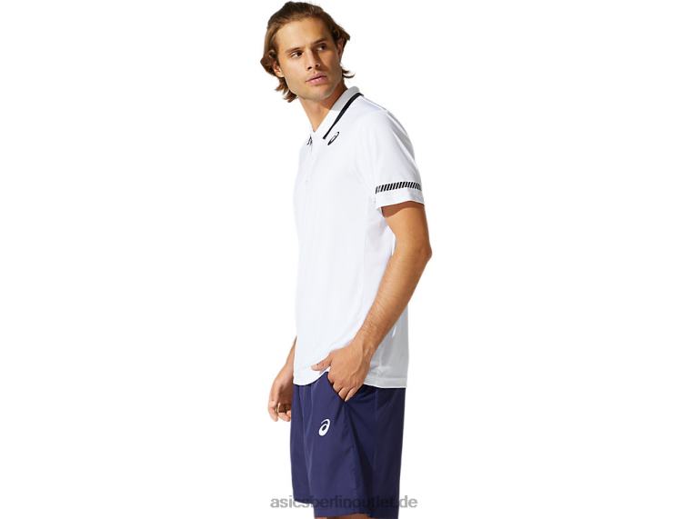 Herren-Poloshirt BL4N1965Asics strahlend weiß