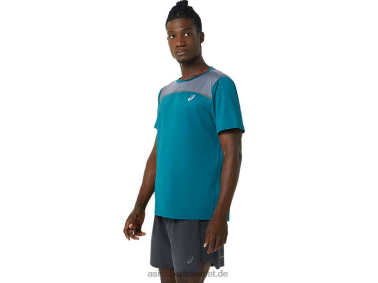 Herren-Pr-Lyte-Kurzarmshirt BL4N1019Asics Samtkiefer/Metropole