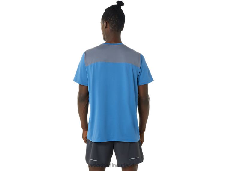 Herren-Pr-Lyte-Kurzarmshirt BL4N1032Asics Azure/Metropole
