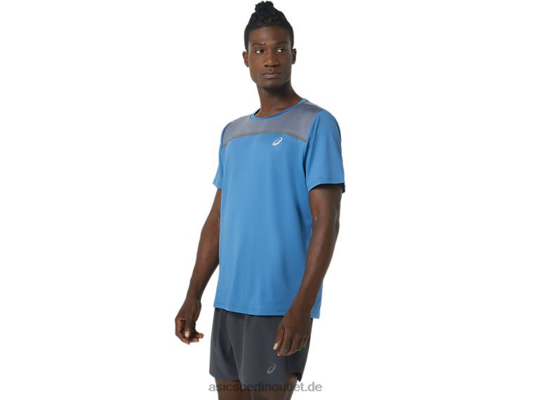 Herren-Pr-Lyte-Kurzarmshirt BL4N1032Asics Azure/Metropole
