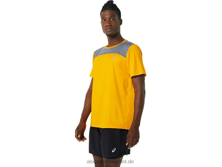 Herren-Pr-Lyte-Kurzarmshirt BL4N1081Asics Bernstein/Metropole