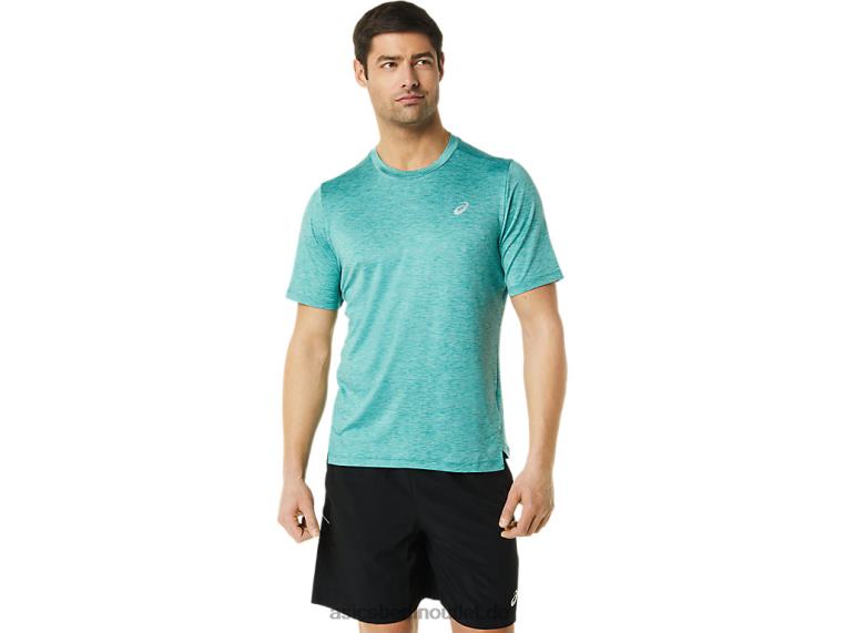 Herren-Pr-Lyte-Kurzarmshirt BL4N1363Asics Salbeiheide