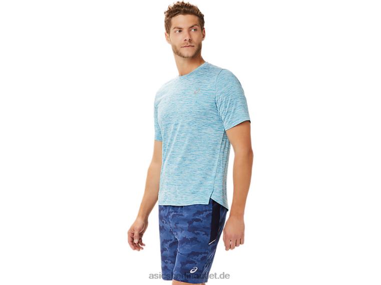 Herren-Pr-Lyte-Kurzarmshirt BL4N2024Asics blaugrün