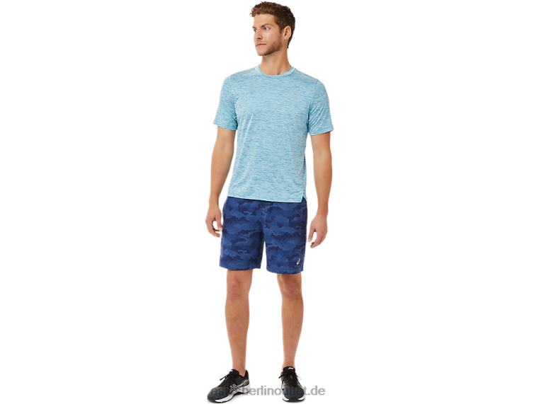 Herren-Pr-Lyte-Kurzarmshirt BL4N2024Asics blaugrün