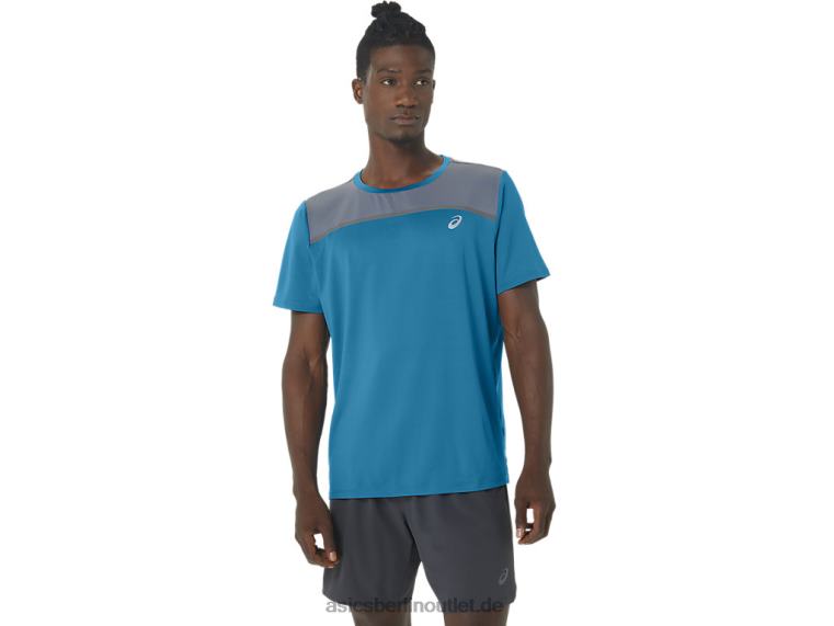 Herren-Pr-Lyte-Kurzarmshirt BL4N229Asics Inselblau