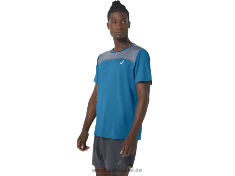 Herren-Pr-Lyte-Kurzarmshirt BL4N229Asics Inselblau