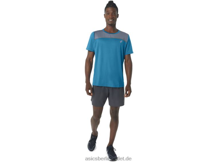 Herren-Pr-Lyte-Kurzarmshirt BL4N229Asics Inselblau