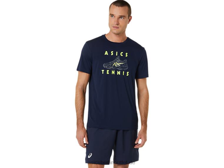 Herren-Pumps-Schuhe-Grafik-T-Shirt BL4N520Asics Mitternacht