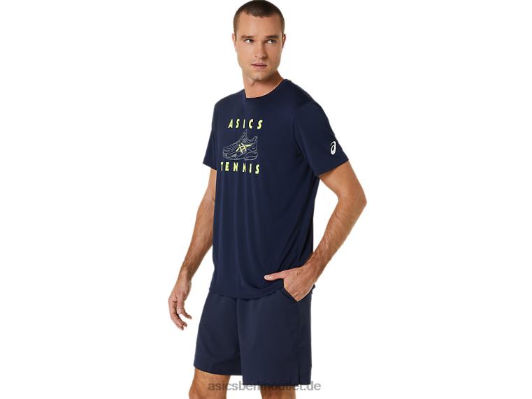 Herren-Pumps-Schuhe-Grafik-T-Shirt BL4N520Asics Mitternacht