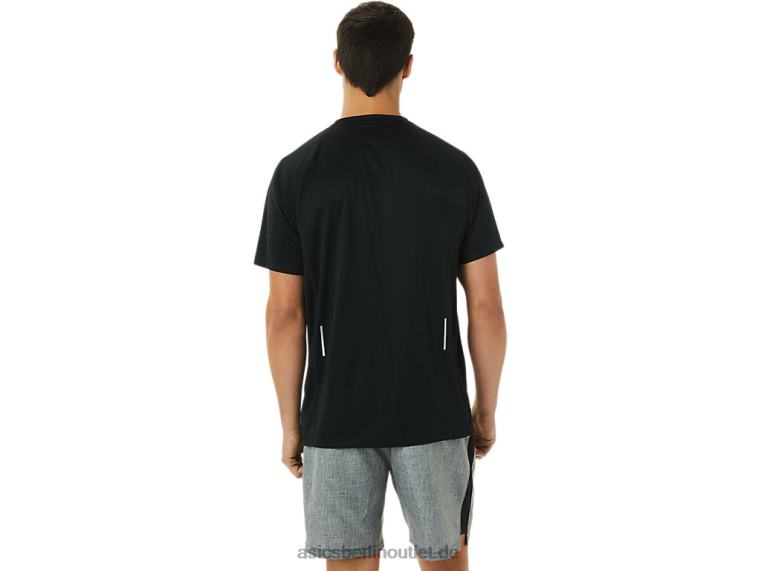 Herren-Ready-Set-Lyte-Kurzarmshirt BL4N1417Asics Leistung schwarz