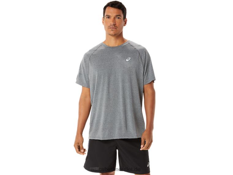 Herren-Ready-Set-Lyte-Kurzarmshirt BL4N1418Asics dunkelgraues Heidekraut