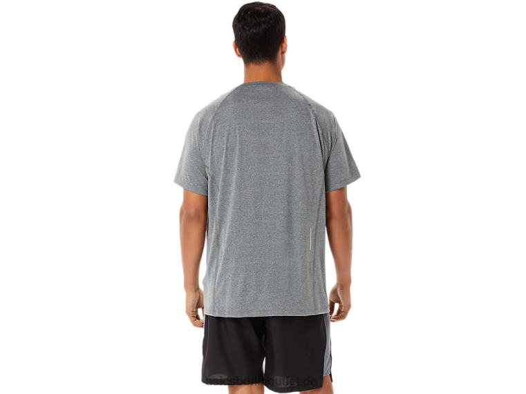 Herren-Ready-Set-Lyte-Kurzarmshirt BL4N1418Asics dunkelgraues Heidekraut