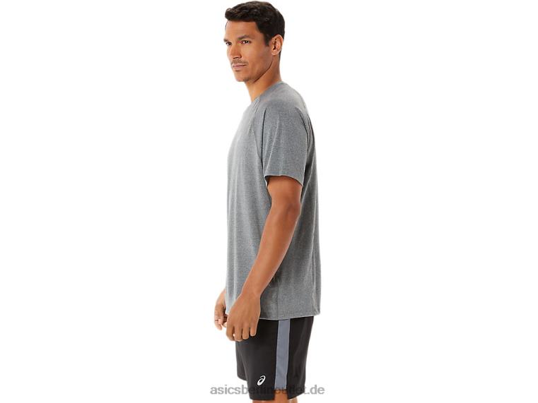 Herren-Ready-Set-Lyte-Kurzarmshirt BL4N1418Asics dunkelgraues Heidekraut
