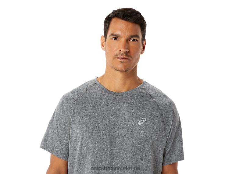 Herren-Ready-Set-Lyte-Kurzarmshirt BL4N1418Asics dunkelgraues Heidekraut
