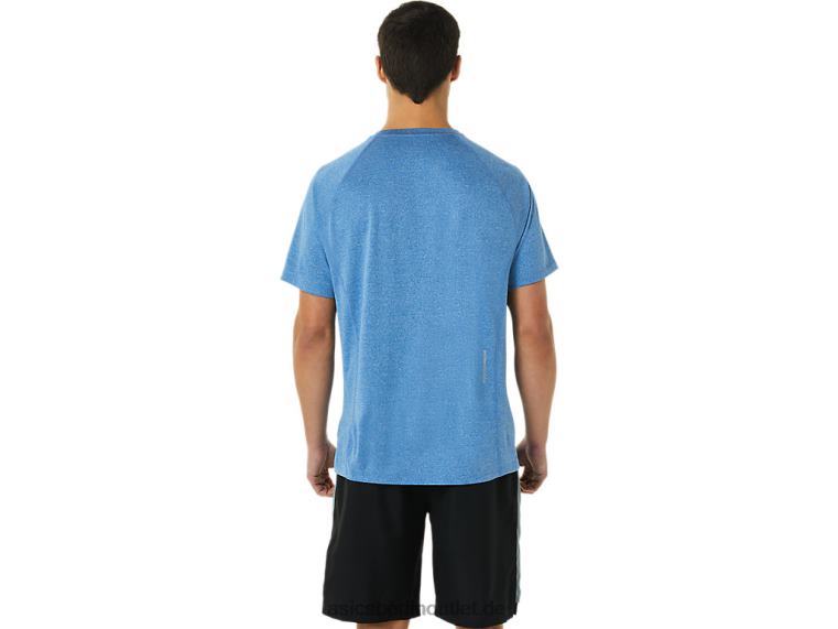Herren-Ready-Set-Lyte-Kurzarmshirt BL4N1426Asics Lake Drive Heather