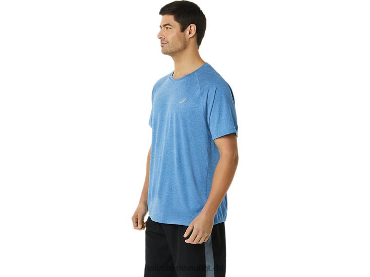 Herren-Ready-Set-Lyte-Kurzarmshirt BL4N1426Asics Lake Drive Heather
