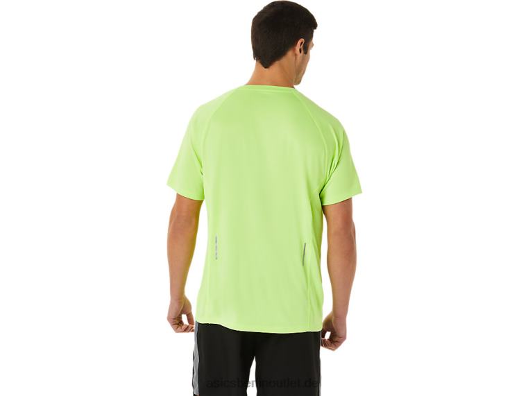 Herren-Ready-Set-Lyte-Kurzarmshirt BL4N1453Asics Gefahr grünes Heidekraut