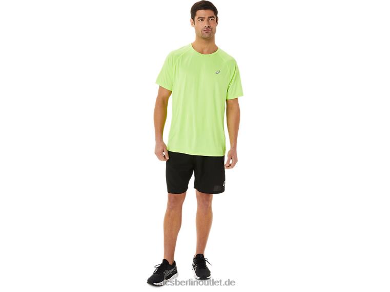 Herren-Ready-Set-Lyte-Kurzarmshirt BL4N1453Asics Gefahr grünes Heidekraut