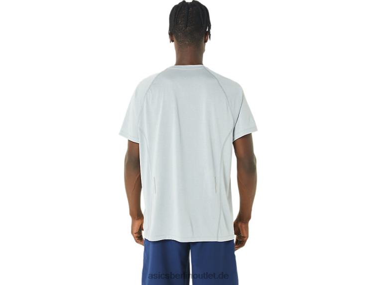 Herren-Ready-Set-Lyte-Kurzarmshirt BL4N226Asics hellgraues Heidekraut