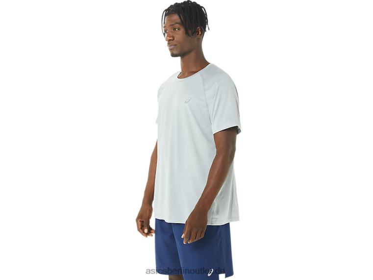 Herren-Ready-Set-Lyte-Kurzarmshirt BL4N226Asics hellgraues Heidekraut