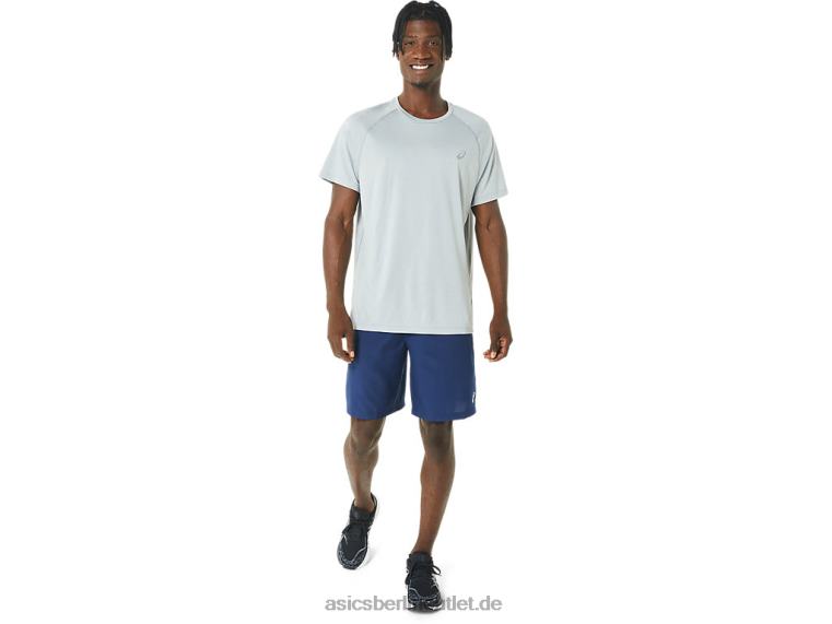 Herren-Ready-Set-Lyte-Kurzarmshirt BL4N226Asics hellgraues Heidekraut