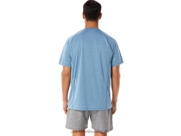 Herren-Ready-Set-Lyte-Kurzarmshirt BL4N928Asics azurblaues Heidekraut