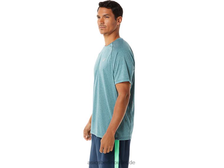 Herren-Ready-Set-Lyte-Kurzarmshirt BL4N944Asics samtiges Kiefernheidekraut