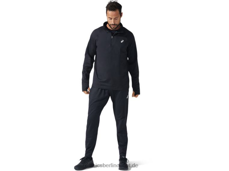 Herren-Thermopolis-Viertelreißverschluss BL4N1626Asics Leistung schwarz