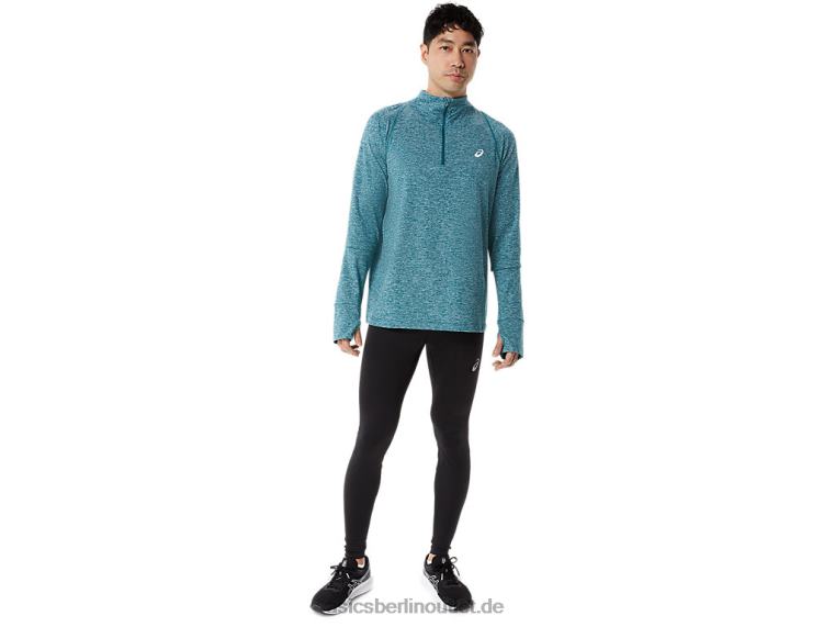 Herren-Thermopolis-Viertelreißverschluss BL4N957Asics samtiges Kiefernheidekraut