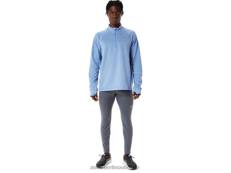 Herren Thermopolis Winter 1/2 Reißverschluss BL4N1063Asics Blaue Harmonieheide