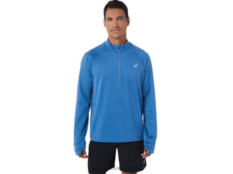 Herren Thermopolis Winter 1/2 Reißverschluss BL4N836Asics azurblau