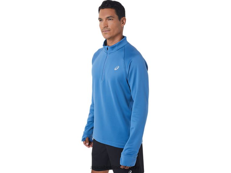 Herren Thermopolis Winter 1/2 Reißverschluss BL4N836Asics azurblau