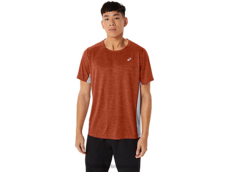 Herren Train Sana Kurzarm BL4N202Asics Spice Latte/Sheet Rock