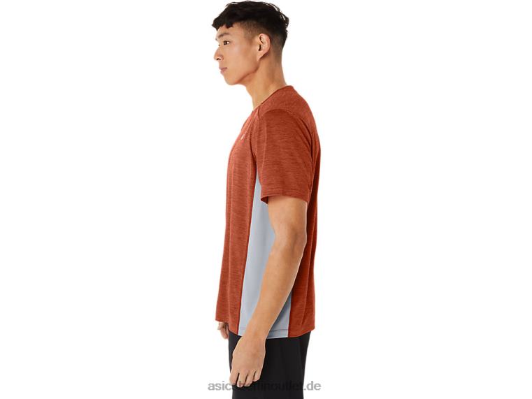 Herren Train Sana Kurzarm BL4N202Asics Spice Latte/Sheet Rock