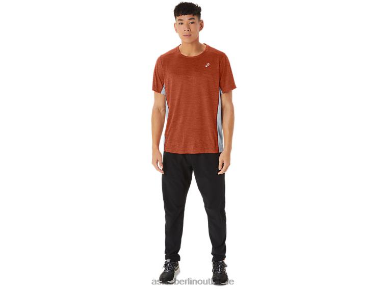 Herren Train Sana Kurzarm BL4N202Asics Spice Latte/Sheet Rock