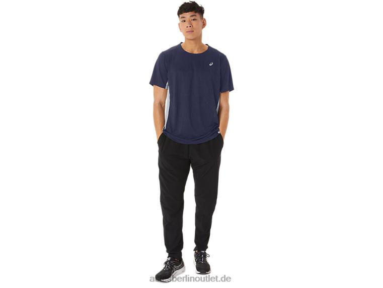 Herren Train Sana Kurzarm BL4N227Asics Peacoat/Plattengestein